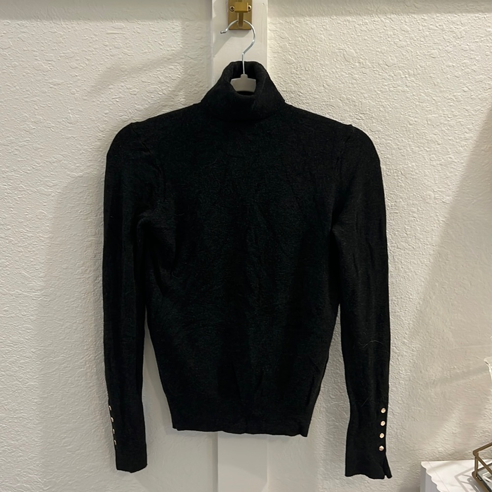 Black Turtle Neck Sweater